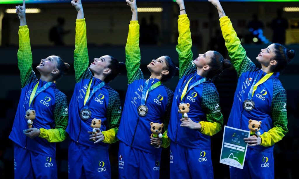 Mundial de GR: Brasil conquista prata inédita no conjunto geral
