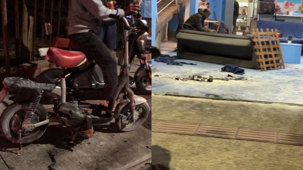 Scooter elétrica pega fogo durante carregamento em residência de BC