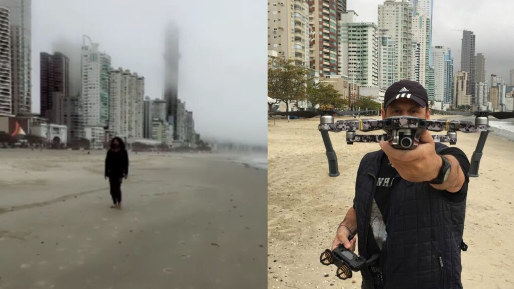 Youtuber é agredido durante live na Praia Central de Balneário Camboriú